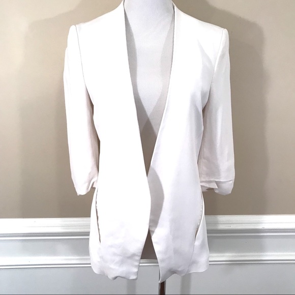 open sleeve blazer zara